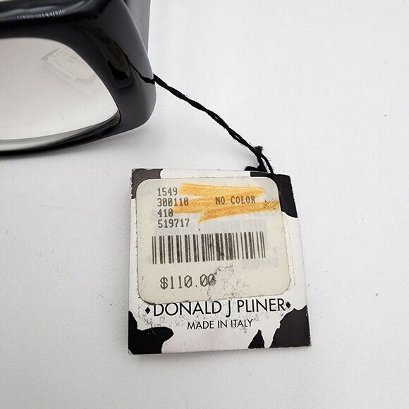 Donald J. Pliner Black‎ Sunglasses made in Italy Style 300110 Unisex Rare - Picture 11 of 12